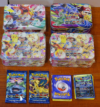 Load image into Gallery viewer, POKEMON Pokemon medium iron box with 69 game cards