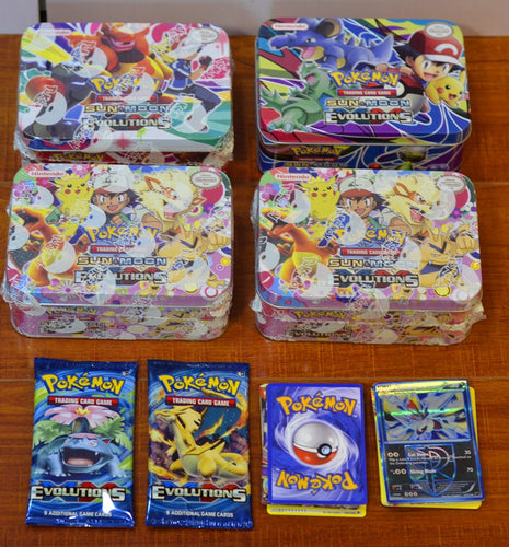 POKEMON Pokemon medium iron box with 69 game cards