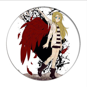 1pcs Anime Angels of Death Cosplay Badge Cartoon Rachel Gardner Ray Brooch Pins Zack Collection bags Badges for Backpacks