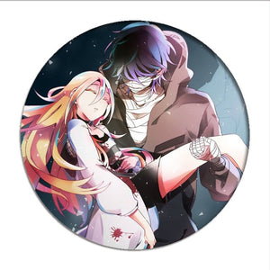 1pcs Anime Angels of Death Cosplay Badge Cartoon Rachel Gardner Ray Brooch Pins Zack Collection bags Badges for Backpacks