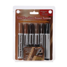 Load image into Gallery viewer, Wood Repair System Kit Filler Sticks Touch Up Marker Floor Furniture Scratch Fix